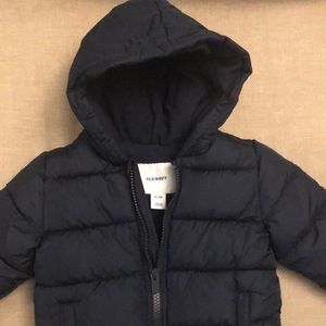 Old Navy Jackets Coats Old Navy Baby Boys Navy Puffer Coat